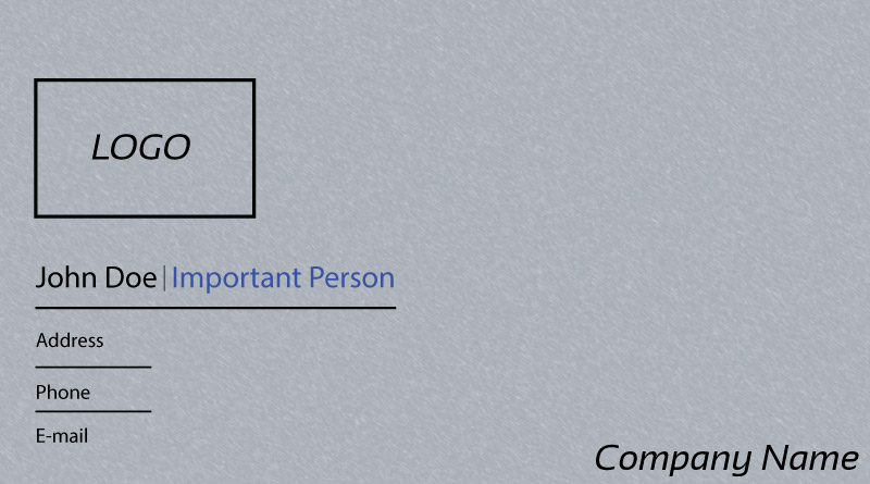 Simple Business Card