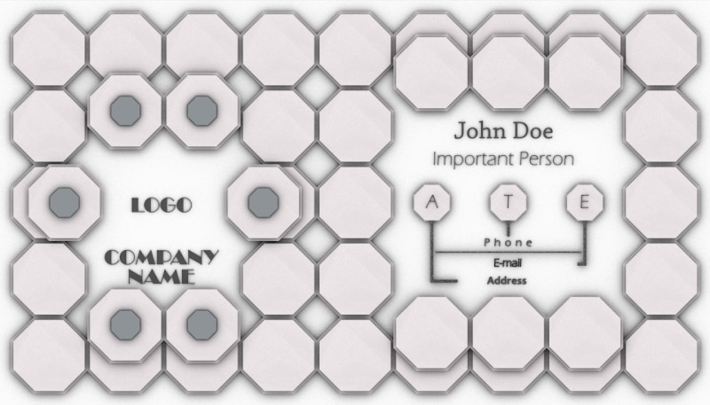 Geometric Business Card