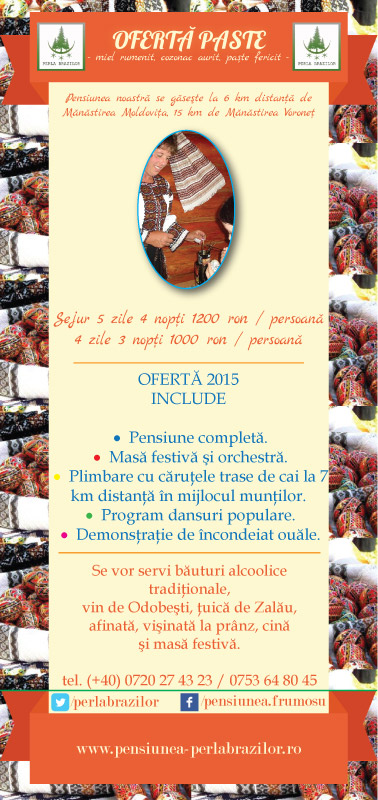 Perla Brazilor Pension Front