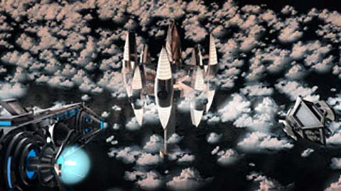 Flower of the universe Nightime